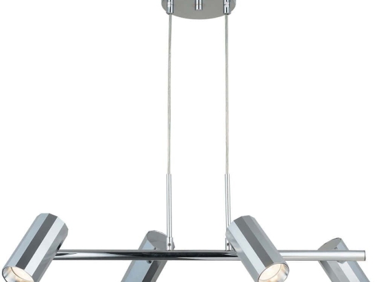 Φωτιστικό Οροφής - Σποτ Oktano 341LCA1233 71x104cm 4xGU10 7W Chrome Opviq
