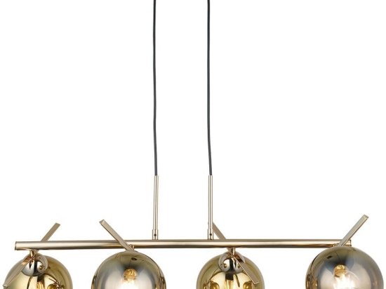 Φωτιστικό Οροφής - Ράγα Bena 341LCA1247 79x80cm 4xE27 40W Gold Opviq