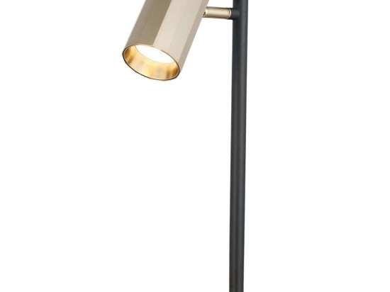Φωτιστικό Επιτραπέζιο Oktano 341LCA1404 17x41cm 1xGU10 7W Black-Gold Opviq