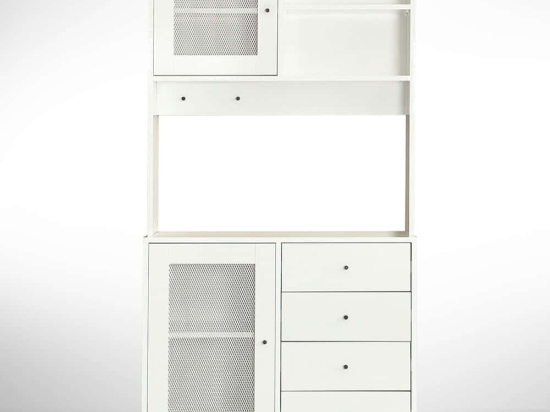 Ντουλάπι Κουζίνας Grano 801CMY5416 96x40x187cm White Μοριοσανίδα