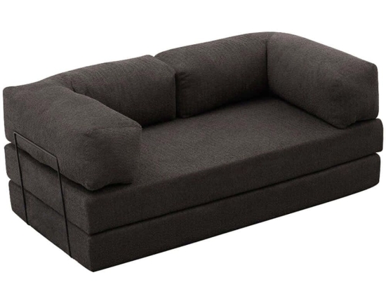 Καναπές Τριθέσιος Comfort 825BLC5217 190x95x75cm Anthracite