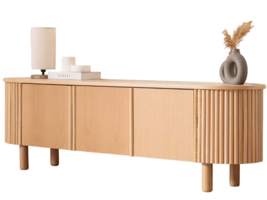 Έπιπλο Τηλεόρασης Lugias 524ADS1301 180x40x50cm Natural