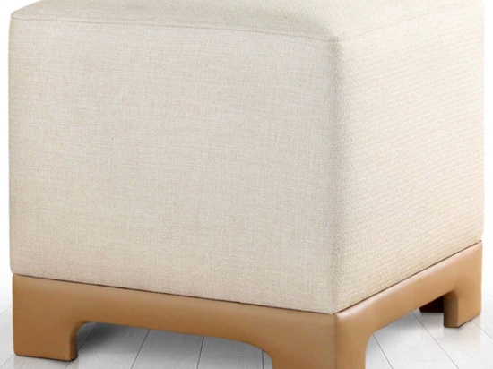 Σκαμπό Lenover 209FLF1414 50x50x47cm Cream