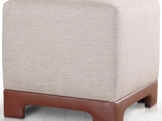 Σκαμπό Lenover 209FLF1416 50x50x47cm Cream-Tan