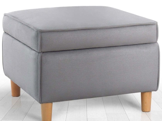 Σκαμπό Με Αποθηκευτικό Χώρο Roscen 209FLF1417 63x63x43cm Grey