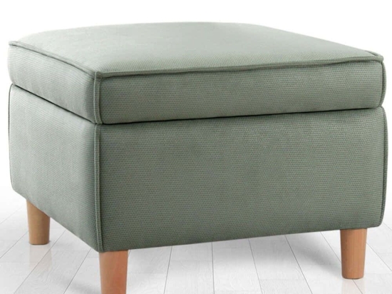 Σκαμπό Με Αποθηκευτικό Χώρο Roscen 209FLF1420 63x63x43cm Green