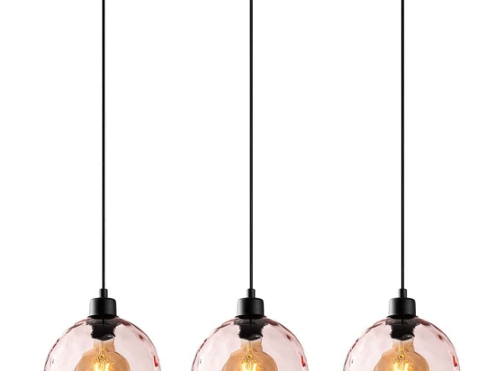 Φωτιστικό Οροφής - Ράγα Benek 521SHN3553 70x20x120cm 3xE27 40W Pink Opviq