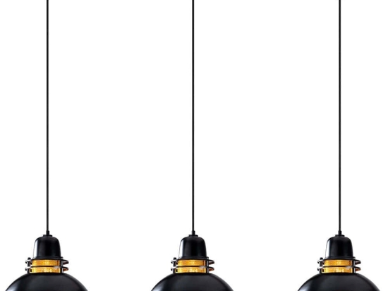 Φωτιστικό Οροφής - Ράγα Tibet 521SHN3565 144x34x123cm 3xE27 40W Black Opviq