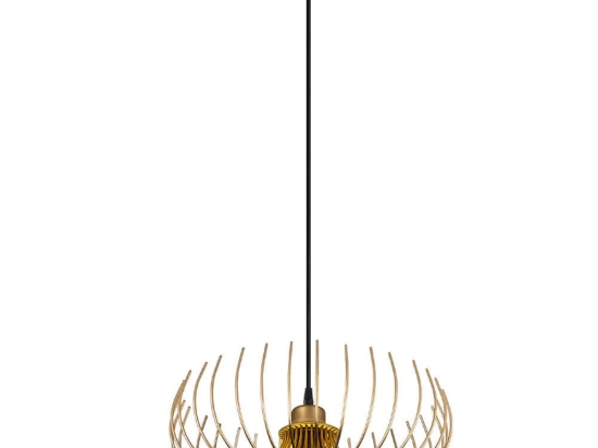 Φωτιστικό Οροφής Karsortel 584TTM2128 36x36x111cm 1xE27 40W Gold Opviq