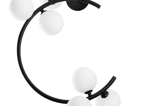 Φωτιστικό Τοίχου - Απλίκα Luminar 521SHN2244 50x30x55cm 6xG9 10W Black-White Opviq