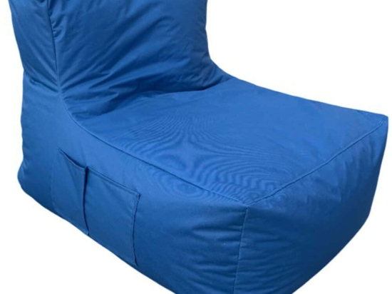 Πουφ Αδιάβροχο Sedir 535PFT1201 75x95x70cm Blue