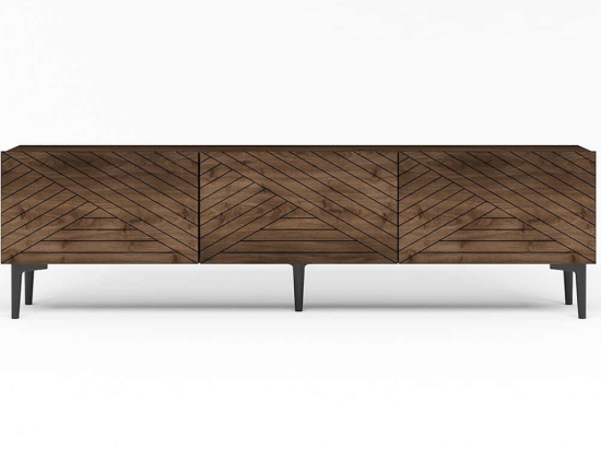Έπιπλο Τηλεόρασης Felix 327ODS1264 160x31,4x44,1cm Walnut