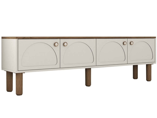 Έπιπλο Τηλεόρασης Bohem 845HCT3113 180x35x53cm Cream-Oak