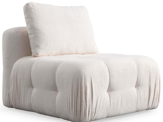 Πολυθρόνα Amaris 560ARE4147 90x100x65cm White