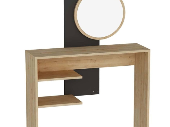 Τουαλέτα Με Καθρέπτη Dali 550ARN3511 96x29,6x130cm Anthracite-Oak