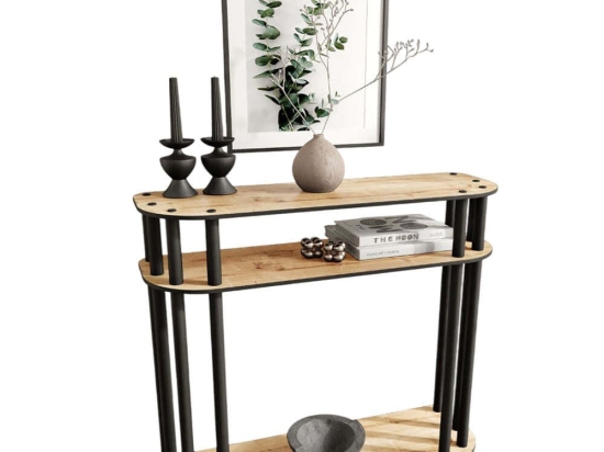 Κονσόλα Cruise 282PTR1147 90x30x84cm Oak Mdf,Ξύλο