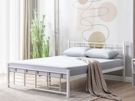 Κρεβάτι K01 (Για Στρώμα 120x200cm) 319HBV1145 120x200x95cm White Ημίδιπλο