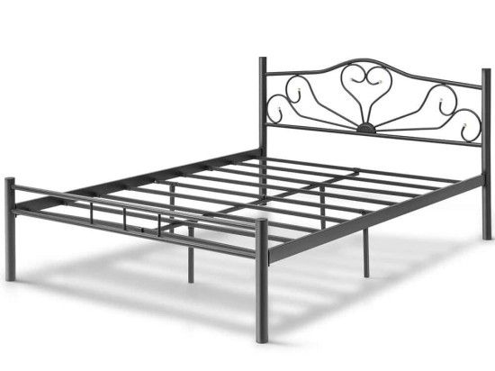 Κρεβάτι K50 (Για Στρώμα 120x200cm) 319HBV1177 120x200x95cm Black Ημίδιπλο
