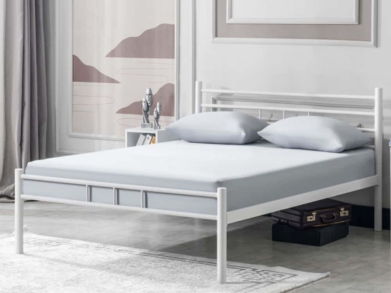 Κρεβάτι K70 (Για Στρώμα 120x200cm) 319HBV1185 120x200x95cm White Ημίδιπλο
