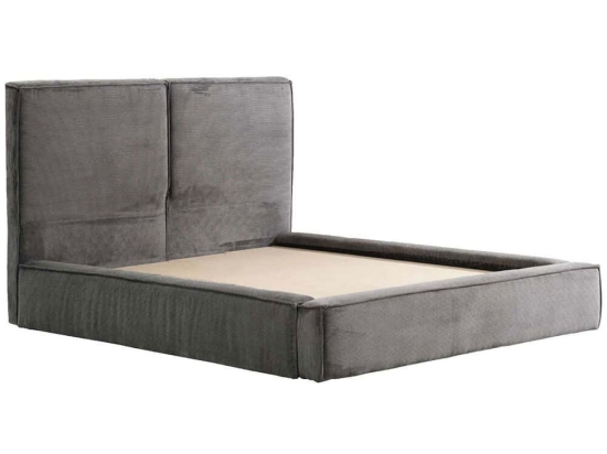 Κρεβάτι Nero (Για Στρώμα 150x200cm) 771MND1879 180x230x130cm Grey Διπλό