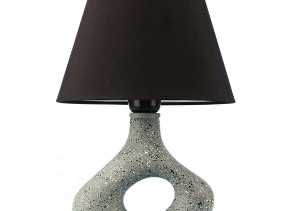 Φωτιστικό Επιτραπέζιο 687HMY1489 Φ25x36cm 1xE27 40W Grey Opviq