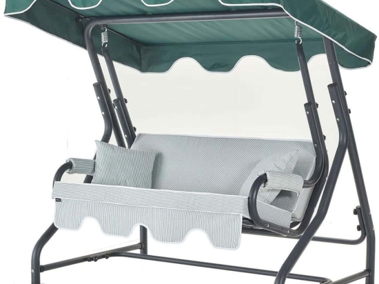 Κούνια Κήπου Διθέσια Morus 561CLR1749 170x110x168cm Multi-Green