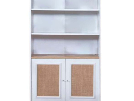 Βιβλιοθήκη Mount 277WLN1115 90x41x158cm White-Oak
