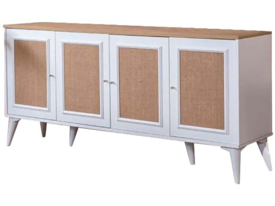 Μπουφές Mount 277WLN1121 180x41x80cm White-Oak Mdf