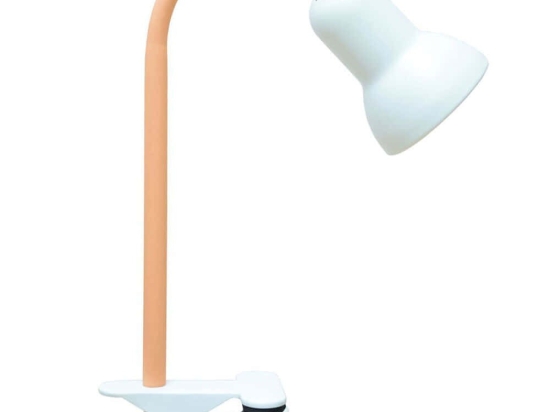 Φωτιστικό Γραφείου Με Κλιπ 780SGN4780 Φ9x35cm 1xE14 40W Coral-White Opviq