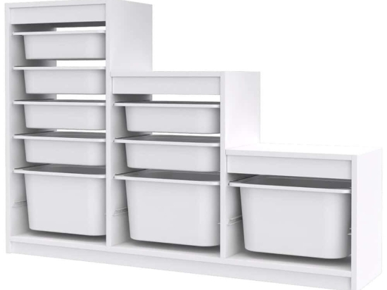 Συρταριέρα Παιδική Swiss 768ESL1169 132x30x93cm White