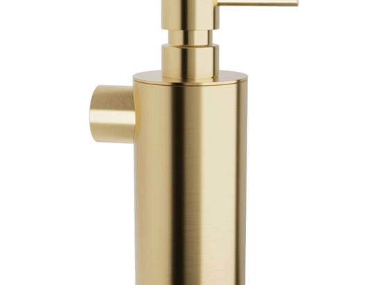 Δοχείο Κρεμοσάπουνου Επιτοίχιο 87-023 6x19cm Brushed Brass Pam&Co Ορείχαλκος