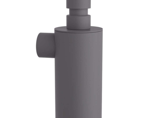 Δοχείο Κρεμοσάπουνου Επιτοίχιο 87-163 6x19cm Matte Concrete Grey Pam&Co Ορείχαλκος