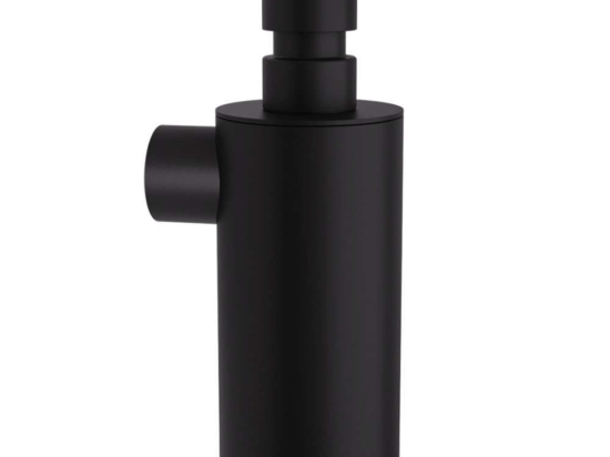 Δοχείο Κρεμοσάπουνου Επιτοίχιο 87-403 6x19cm Matte Black Pam&Co Ορείχαλκος