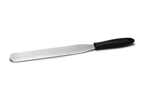 Σπάτουλα Ζαχαροπλαστικής 221.10373 25cm Black-Silver Patisse Ανοξείδωτο Ατσάλι