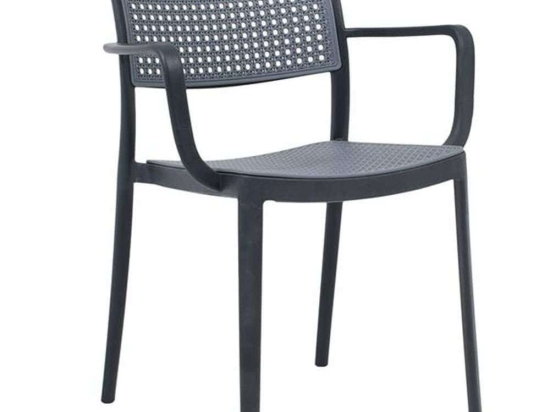 Πολυθρόνα Olesia 875-124-044 56x43x81cm Anthracite-Grey