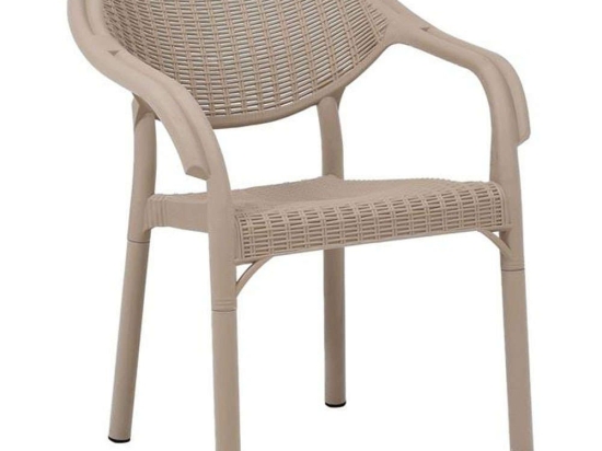 Πολυθρόνα Roshen 875-124-061 59x44x83cm Beige