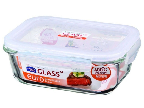 Δοχείο Φαγητού LLG428 17,5x13x6,4cm 630ml Clear Lock & Lock Γυαλί