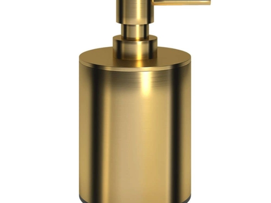 Δοχείο Κρεμοσάπουνου 90-023 8x15cm Brushed Brass Pam&Co Ανοξείδωτο Ατσάλι