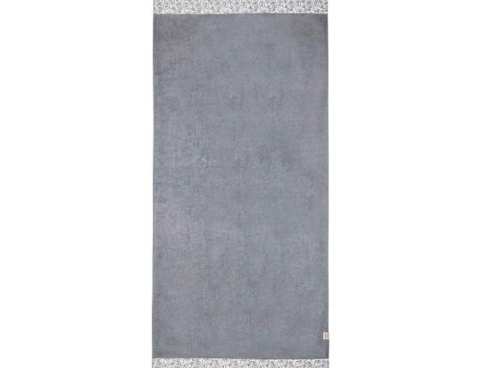 Πετσέτα Θαλάσσης Art Grey White Fabric Θαλάσσης 80x160cm 100% Βαμβάκι