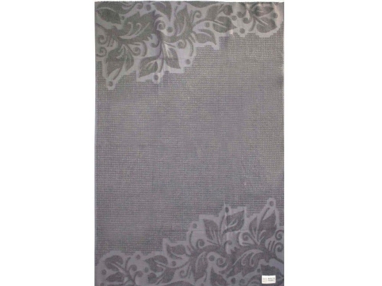 Πετσέτα Θαλάσσης Birdie Dark Grey White Fabric Θαλάσσης 70x140cm 100% Βαμβάκι