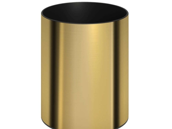 Ποτηροθήκη 91-023 8x12cm Brushed Brass Pam&Co Ανοξείδωτο Ατσάλι