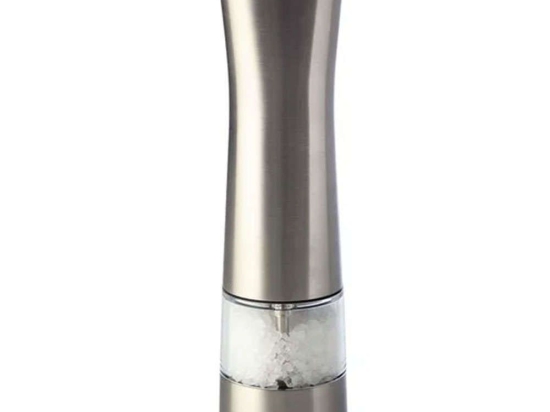 Μύλος Αλατιού-Πιπεριού Ηλεκτρικός Cosmopolitan KW0002 5,5x21cm Inox Maxwell&Williams Συνθετικό Υλικό