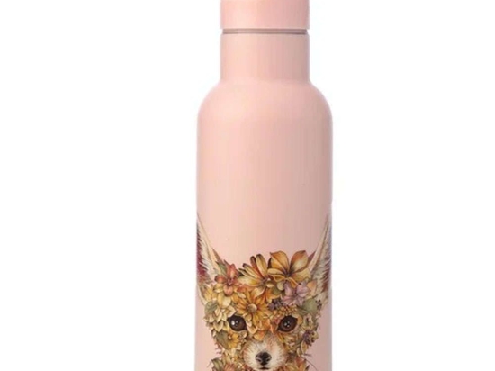 Ισοθερμικό Μπουκάλι Wild Planet Αλεπού Φενέκ JR0138 500ml Multi-Pink Maxwell&Williams