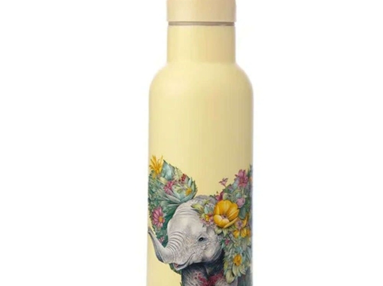 Ισοθερμικό Μπουκάλι Wild Planet Ελέφαντας JR0141 500ml Multi-Yellow Maxwell&Williams