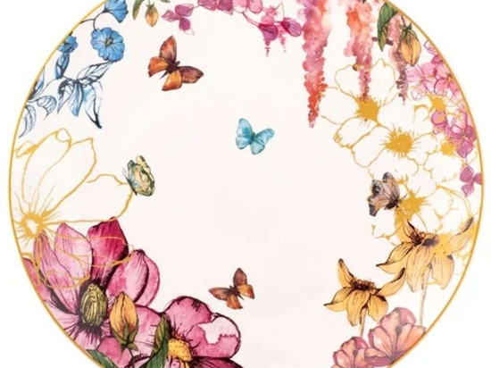 Πιατέλα Σερβιρίσματος Στρογγυλή Estelle Michaelides Enchantment YD0091 30cm Multi Maxwell&Williams Πορσελάνη