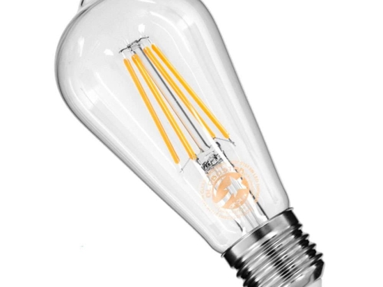 Λαμπτήρας Led Long Filament 99016 ST64 E27 8W 880lm Dimmable Clear GloboStar