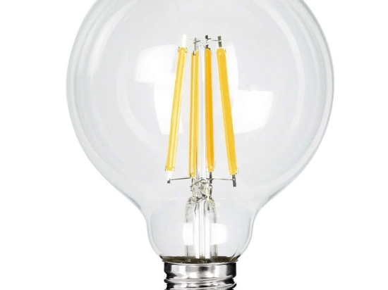 Λαμπτήρας Led Long Filament 99084 Φ9,5x13,8cm G95 E27 4W 840lm 2700K Clear GloboStar 4W
