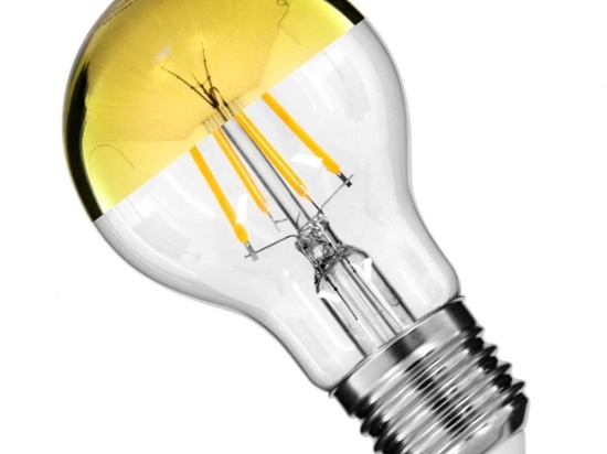 Λαμπτήρας Led Filament 99107 A60 E27 8W 840lm Dimmable Clear-Gold GloboStar 8W