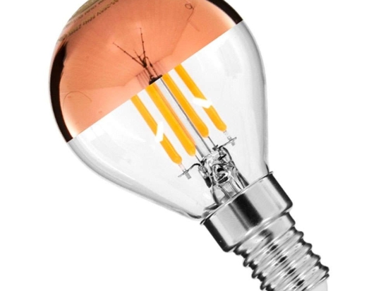 Λαμπτήρας Led Filament 99109 G45 E14 4W 420lm Dimmable Clear-Bronze GloboStar 4W