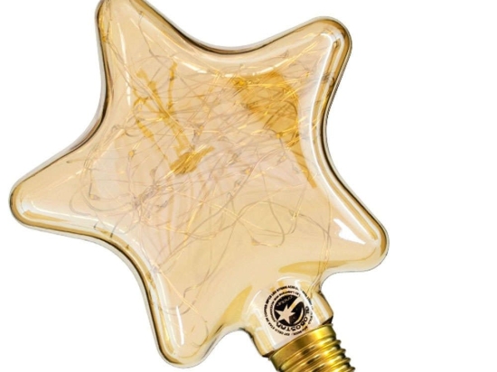 Λαμπτήρας Led Deco Star 99225 DSC125 E27 2W 150lm Honey GloboStar 2W